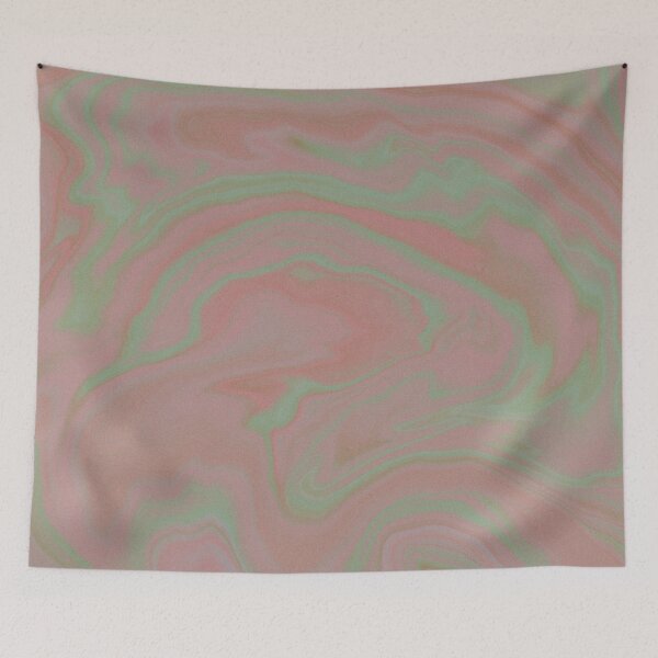 Item preview, Green and Pink Abstract Gradient Effect Design  designed and sold by minkymoodesigns.