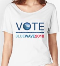 Blue Wave 2018 Women's Relaxed Fit T-Shirt