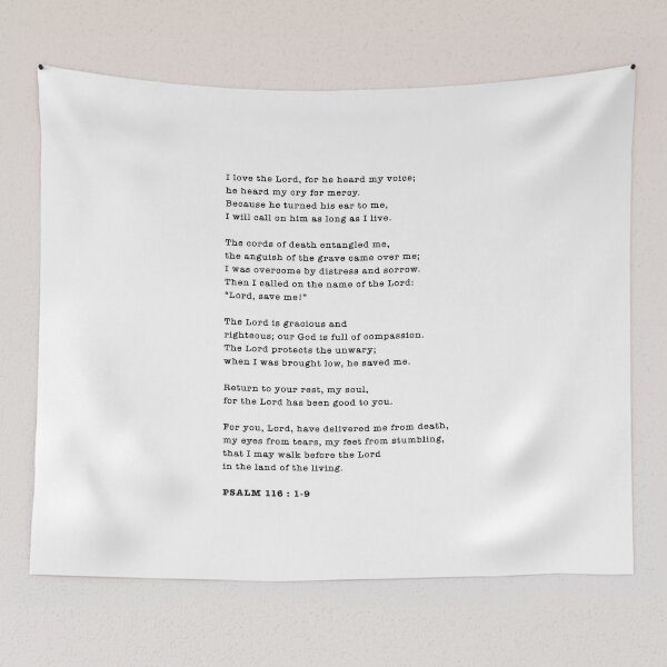 Item preview, Psalm 116 designed and sold by corbrand.
