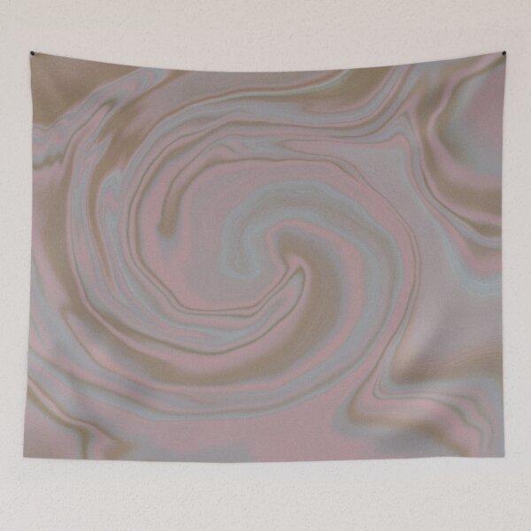 Item preview, Abstract Groovy Pattern Design in Blue, Pink and Brown designed and sold by minkymoodesigns.