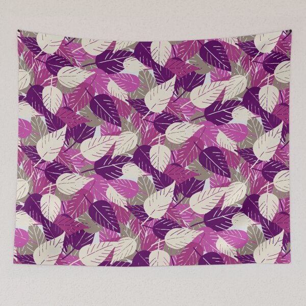 Item preview, Tossed Purple and Pink Leaves designed and sold by Sockstomistic.
