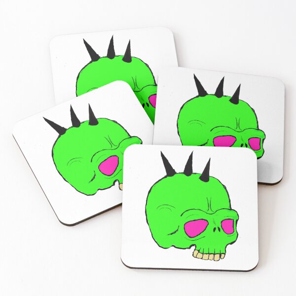 Item preview, Zombie punk skull  designed and sold by Dissembl3.