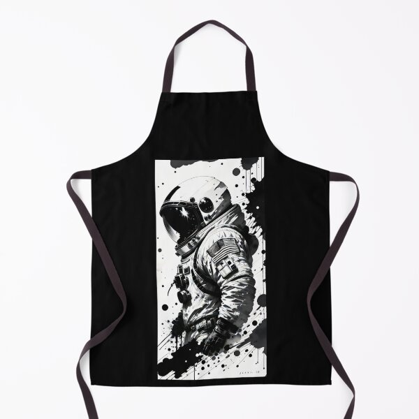 Item preview, Standing Astronaut in Black and White designed and sold by SummerTshirt.