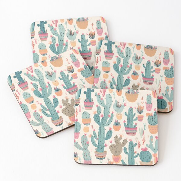 Item preview, Desert Bloom Boom Lighthearted Cactus Print designed and sold by Attorneygirl.