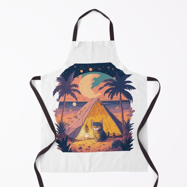 Item preview, Camping cat designed and sold by deviatepolo.