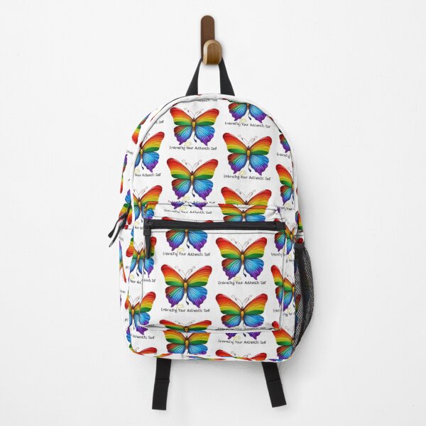Item preview,  Rainbow butterflies  Think positive : Embracing Your Authentic Self designed and sold by Rrrmin.