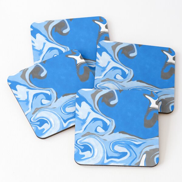 Item preview, Resumen de acuarela azul cobalto designed and sold by slimbirdy.