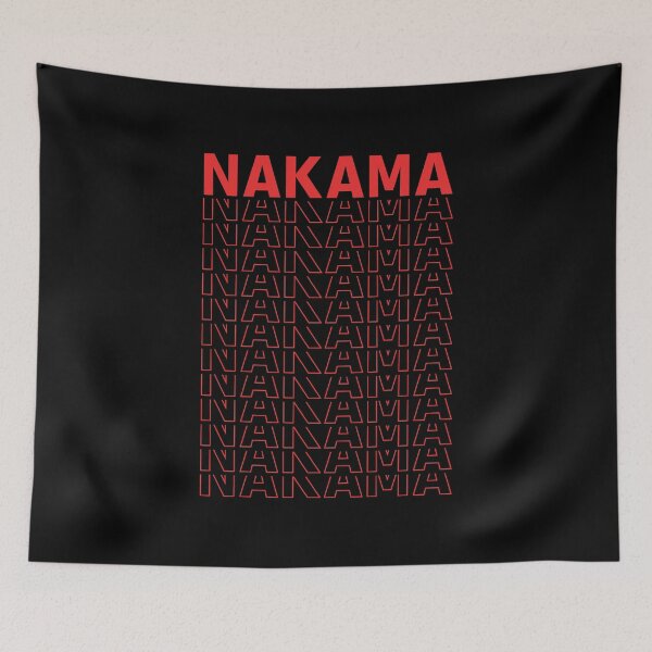 Item preview, Nakama text in red designed and sold by hockeng.