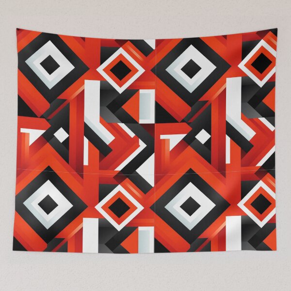 Item preview, Abstract Geometric Pattern Design  designed and sold by wannapong.