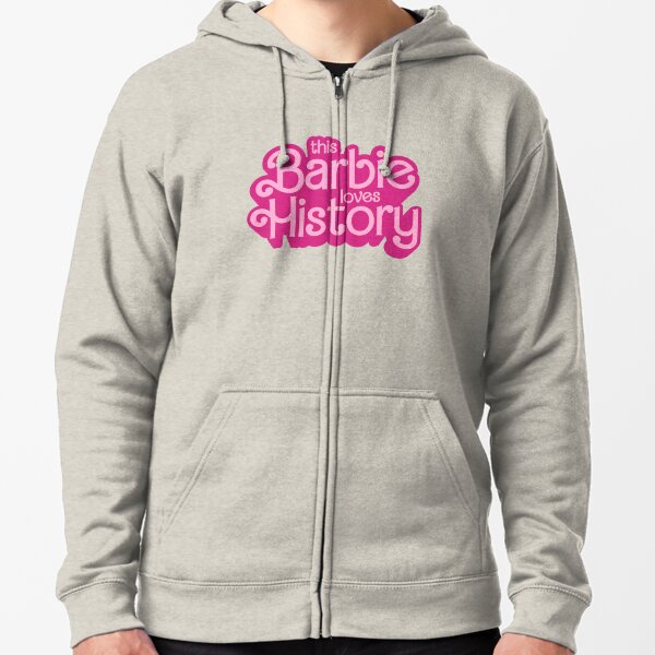 This Barbie loves History | History Barbie Zipped Hoodie