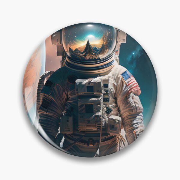 Item preview, "Odyssey Among the Stars: Standing Astronaut on an Alien Planet" designed and sold by SummerTshirt.