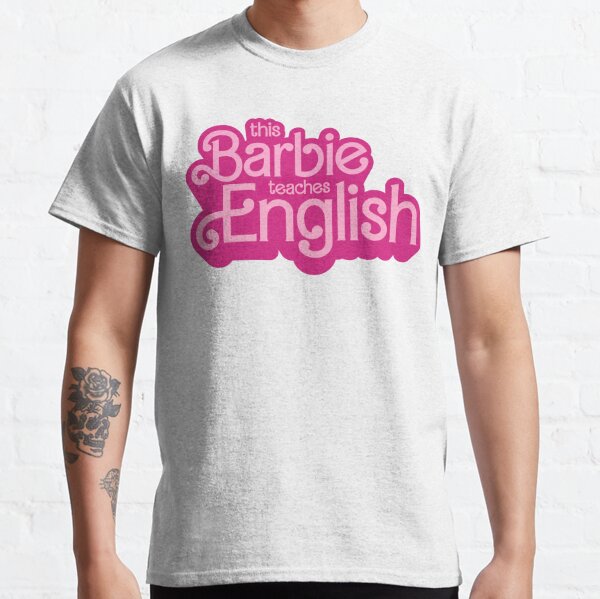 Barbie - Camiseta Barbie Pink Core, Negro 