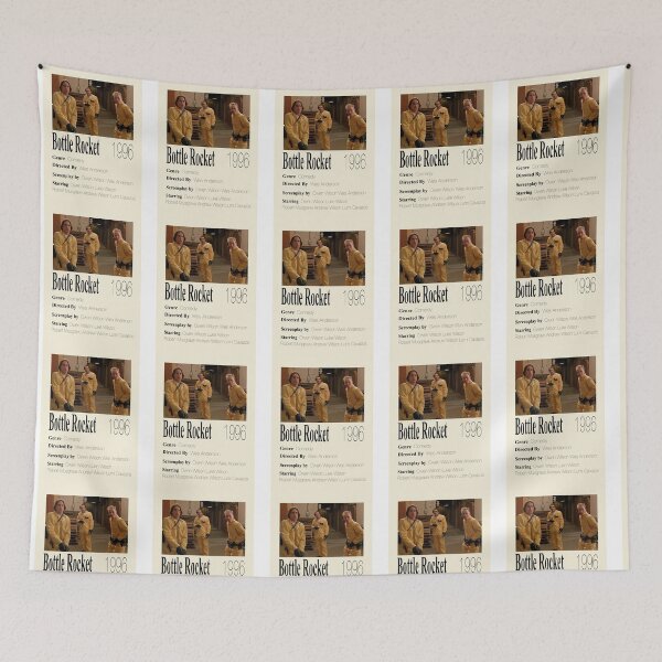 Item preview, Bottle Rocket Poster  designed and sold by MarineCastanon.
