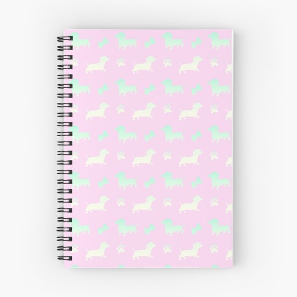 Item preview, Dachshund Pastel Pattern designed and sold by RoserinArt.