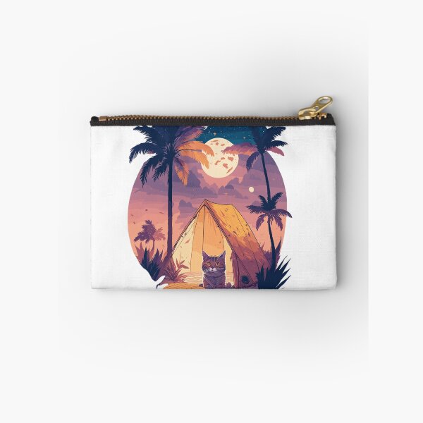 Item preview, Camping cat designed and sold by deviatepolo.