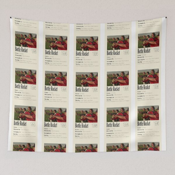 Item preview, Bottle Rocket Poster designed and sold by MarineCastanon.