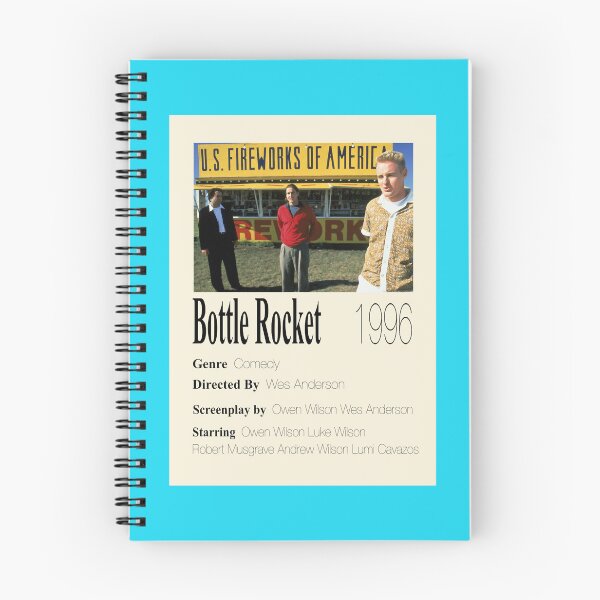 Item preview, Bottle Rocket Poster designed and sold by MarineCastanon.