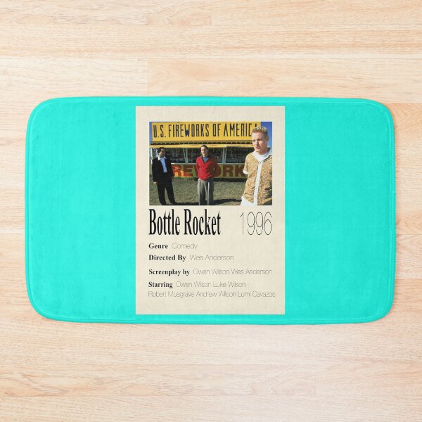Item preview, Bottle Rocket Poster designed and sold by MarineCastanon.
