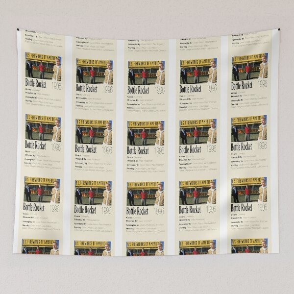 Item preview, Bottle Rocket Poster designed and sold by MarineCastanon.