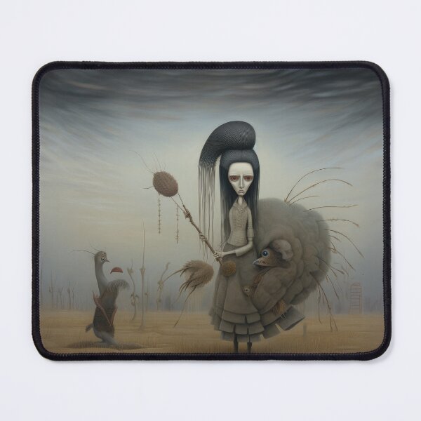 Item preview, Martian Tribal Woman Gathers Furs for Clothing designed and sold by Peter LOPEZ.