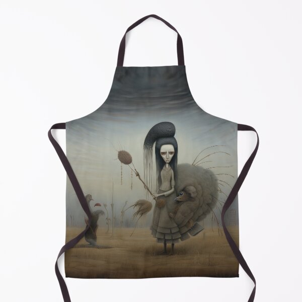 Item preview, Martian Tribal Woman Gathers Furs for Clothing designed and sold by Peter LOPEZ.