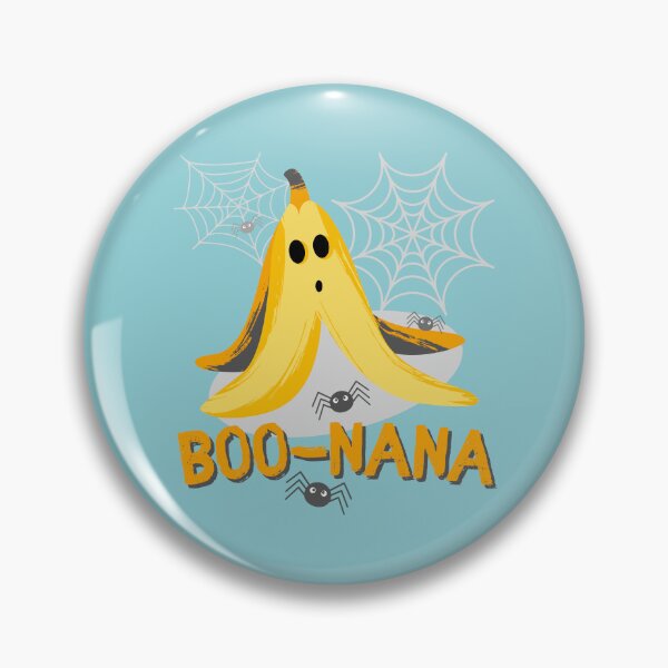 Aperçu de l'œuvre Boo-nana Banana Ghost Halloween Design créée et vendue par Ching Teoh.