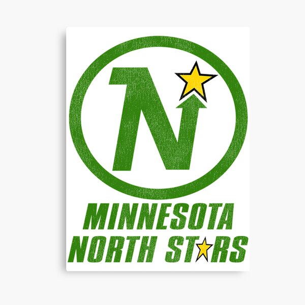 Mike Modano Minnesota North Stars Vintage Inspired Poster Canvas