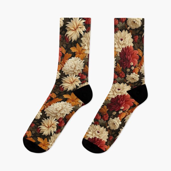 Item preview, Autumnal Fall Floral Seamless Pattern premium Designs designed and sold by sfwArt.