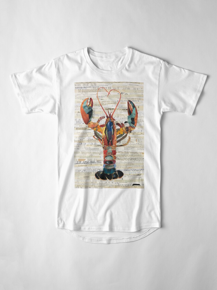 Alternate view of Lobster Collage by C.E. White Long T-Shirt