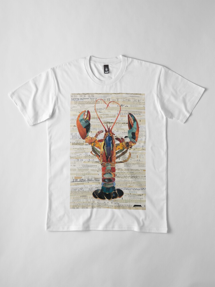 Alternate view of Lobster Collage by C.E. White Premium T-Shirt
