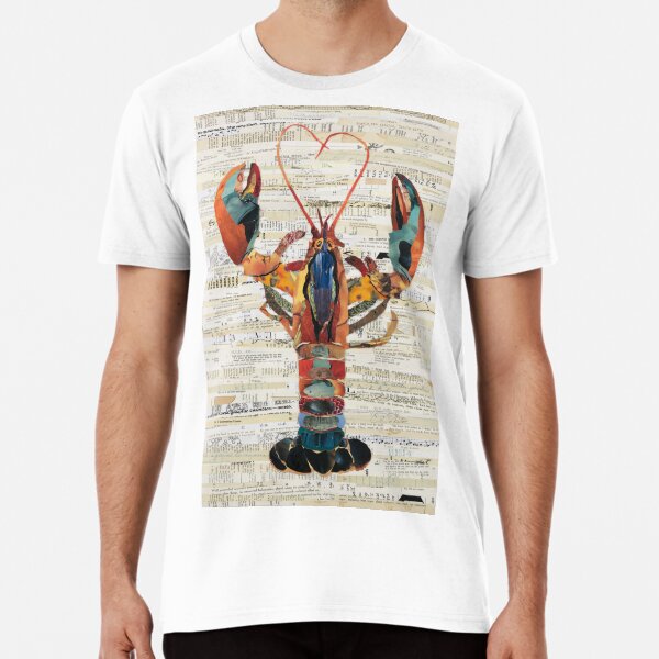 Lobster Collage by C.E. White Premium T-Shirt