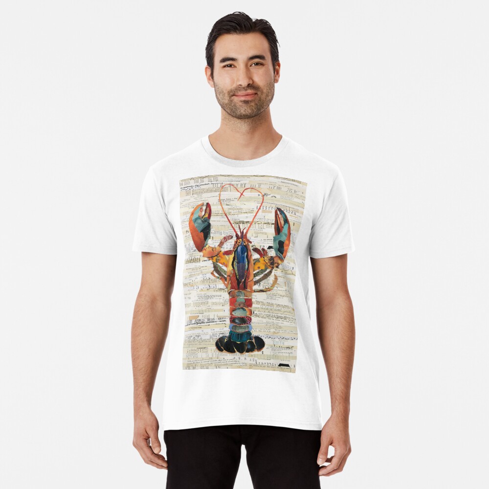 Lobster Collage by C.E. White Premium T-Shirt