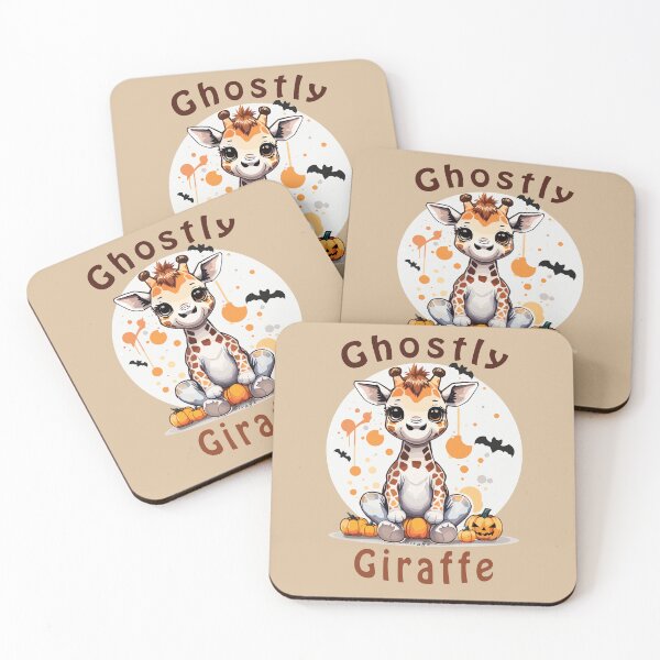 Item preview, Kawaii Halloween Ghostly Giraffe designed and sold by MvuuStudio.