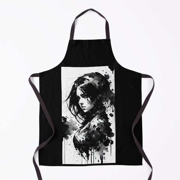 Item preview, Anime girl in black and white designed and sold by SummerTshirt.