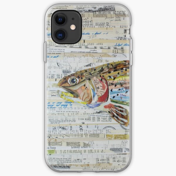 Rainbow Trout Collage by C.E. White - Fly Fishing (v2) iPhone Soft Case