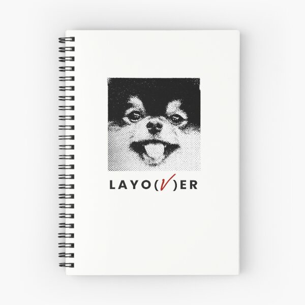 Item preview, BTS V Layover,  BTS Taehyung Layover, Yeontan, love me again, black and white/ black text designed and sold by SoloAutenica.
