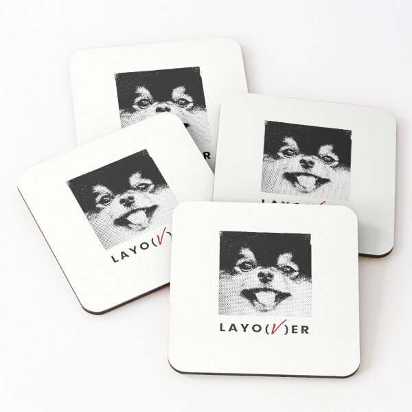 Item preview, BTS V Layover,  BTS Taehyung Layover, Yeontan, love me again, black and white/ black text designed and sold by SoloAutenica.