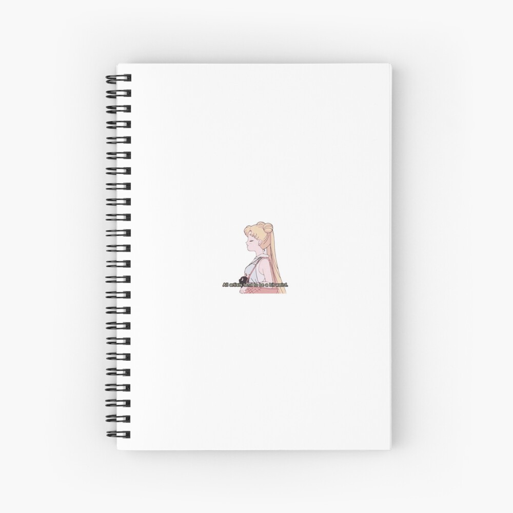 Vista previa del artículo con la obra «Cuaderno de espiral», diseñado y vendido por amelieglass.