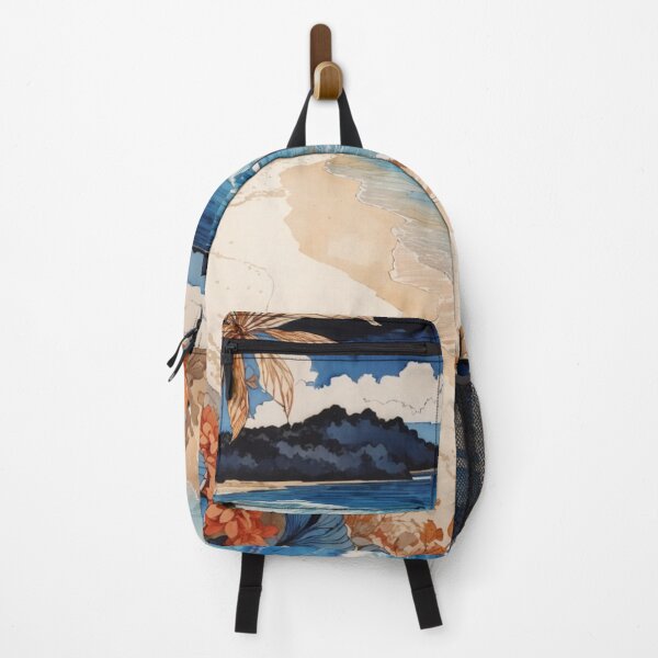 Item preview, Secluded Seascape: A Scenic Beach Illustration in Solitude designed and sold by Ngea.