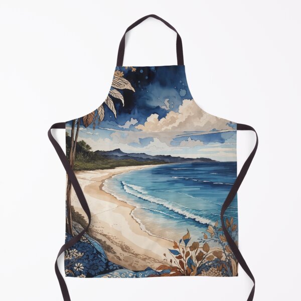 Item preview, Untouched Beauty: An Artistic Landscape of the Deserted Beach designed and sold by Ngea.
