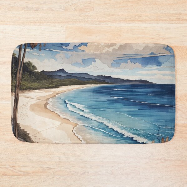 Item preview, Untouched Beauty: An Artistic Landscape of the Deserted Beach designed and sold by Ngea.