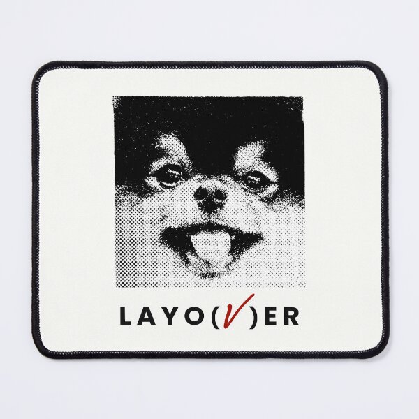 Item preview, BTS V Layover, BTS Taehyung Layover, Yeontan, love me again, black and white/ black text designed and sold by SoloAutenica.