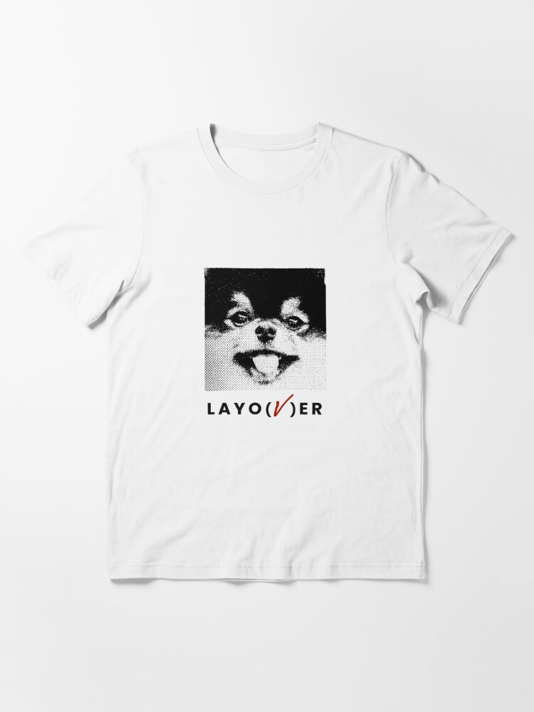 BTS V Layover, BTS Taehyung Layover, Yeontan, love me again, black and  white/ black text Essential T-Shirt for Sale by SoloAutenica