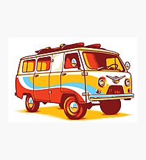 Retro Volkswagen Van Photographic Print