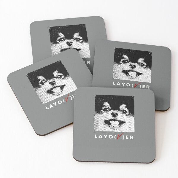 Item preview, BTS V Layover,  BTS Taehyung Layover, Yeontan, love me again, black and white/ white text designed and sold by SoloAutenica.