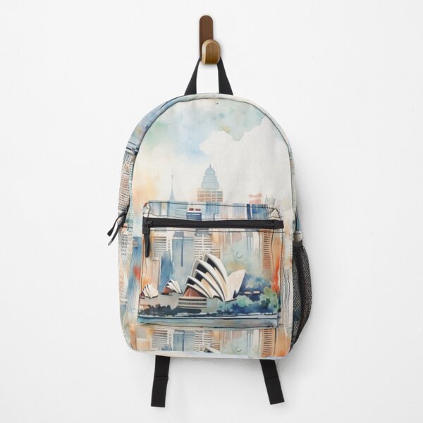 Item preview,  Sydney Australia watercolor seamless pattern designed and sold by PutsGroup.