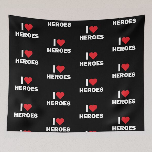 Item preview, I Heart Heroes designed and sold by VaderXBricks.