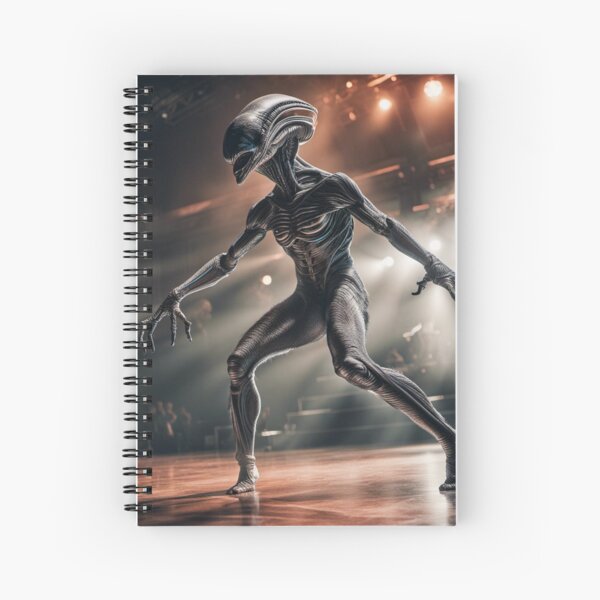 Alien Dancer Spiral Notebook