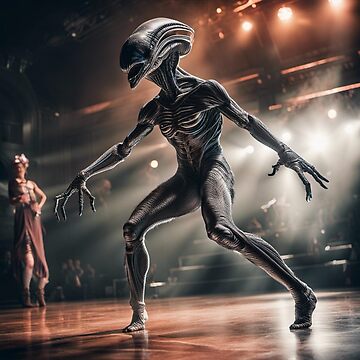 Artwork thumbnail, Alien Dancer by LenCarol