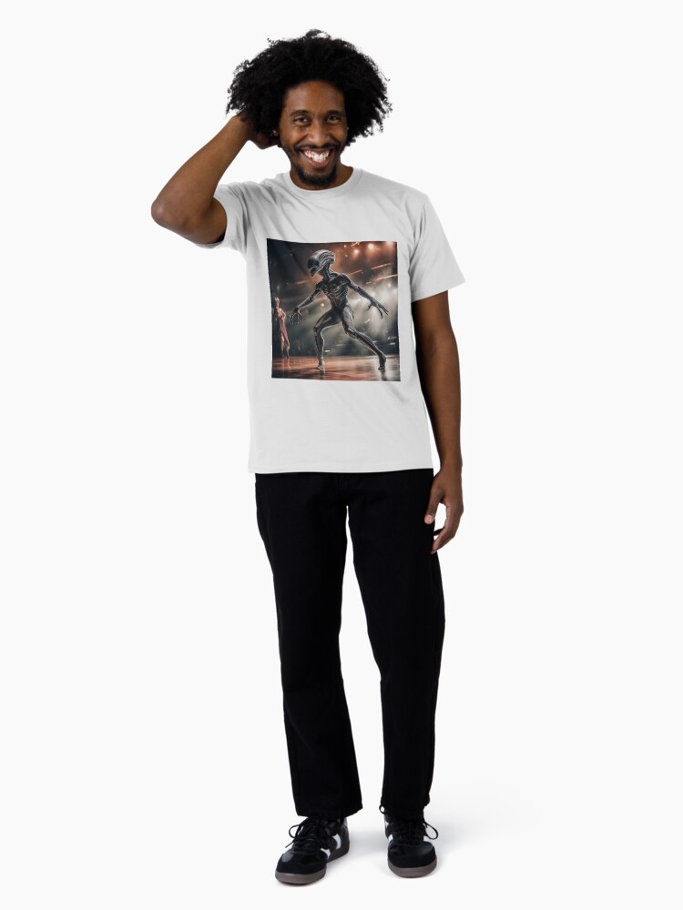 Thumbnail 3 of 4, Premium T-Shirt, Alien Dancer designed and sold by LenCarol.